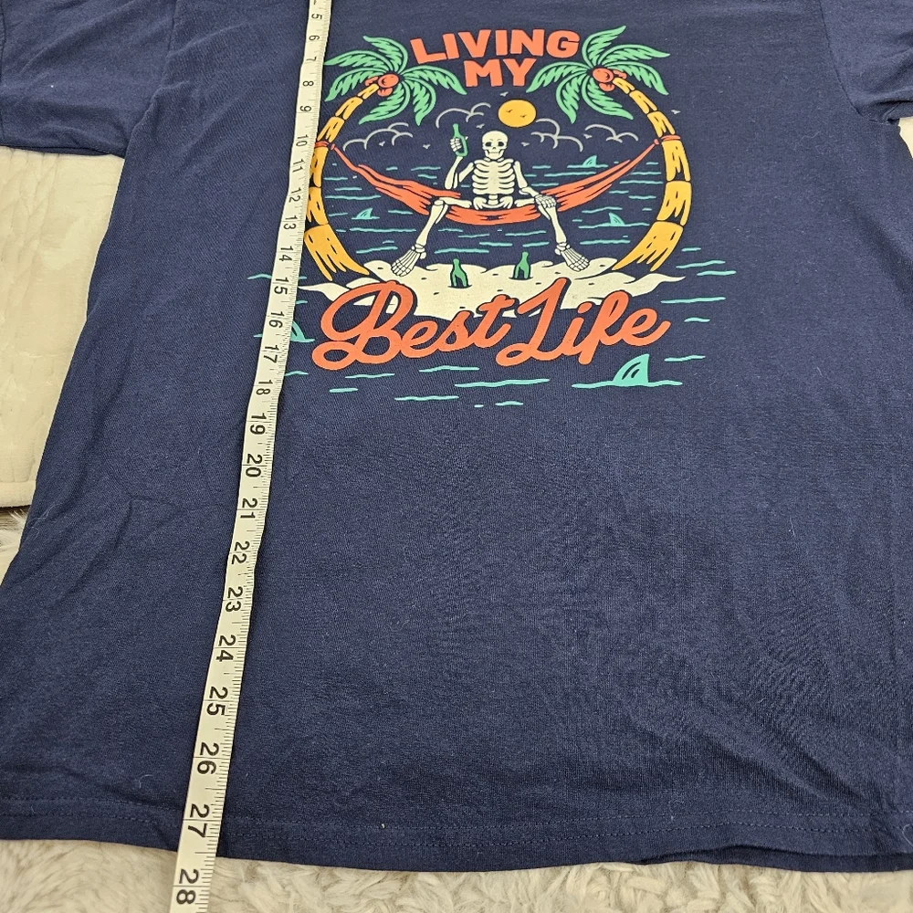 DOM Living My Best Life T Shirt - Picture 5 of 6